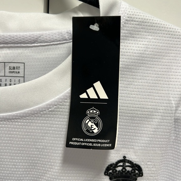 Stussy Adidas Y-3 Real Madrid Soccer Football Jersey NWT - Picture 8 of 9
